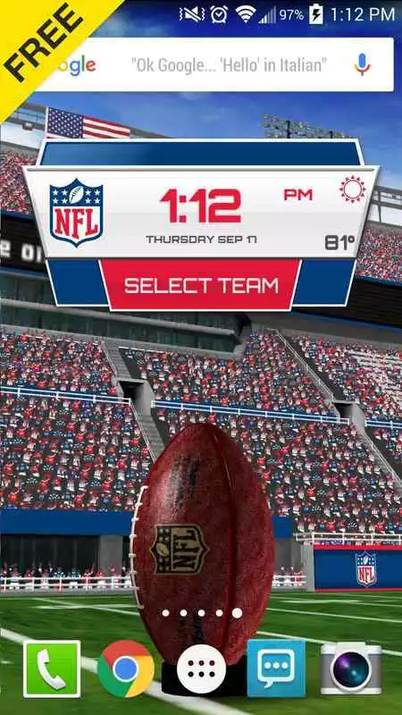 Play NFL 2015 Live Wallpaper