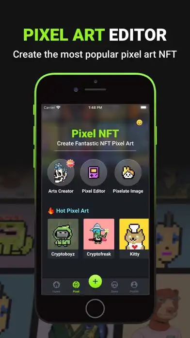 Play NFT Kit: Pixel Art NFT Creator as an online game NFT Kit: Pixel Art NFT Creator with UptoPlay