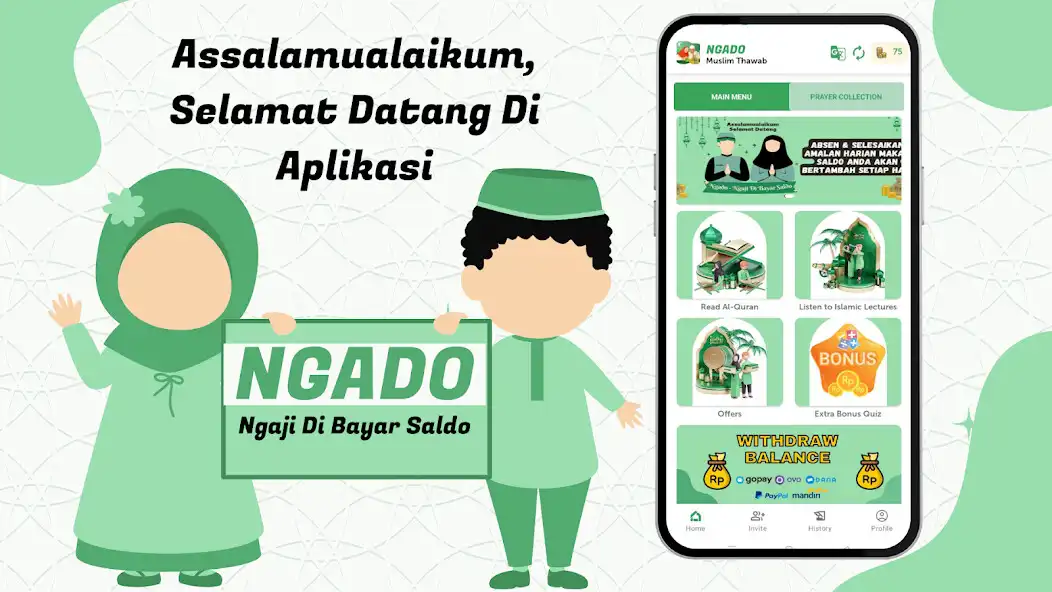 Play Ngado - Ngaji Di Bayar Saldo  and enjoy Ngado - Ngaji Di Bayar Saldo with UptoPlay