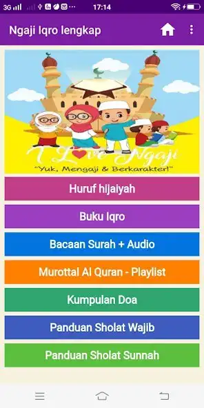 Play Ngaji Iqro lengkap Jilid 1-6 Audio Offline  and enjoy Ngaji Iqro lengkap Jilid 1-6 Audio Offline with UptoPlay