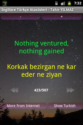 Play İngilizce Türkçe Atasözleri as an online game İngilizce Türkçe Atasözleri with UptoPlay