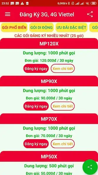 Play Đăng ký 3G/4G Viettel  and enjoy Đăng ký 3G/4G Viettel with UptoPlay