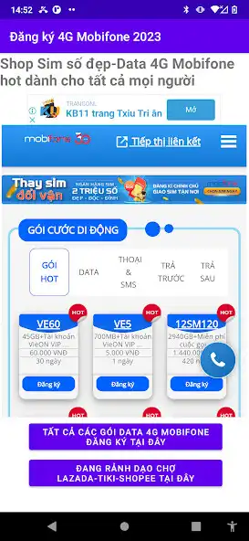 Play Đăng ký 4G Mobifone 2023 v2.0 as an online game Đăng ký 4G Mobifone 2023 v2.0 with UptoPlay