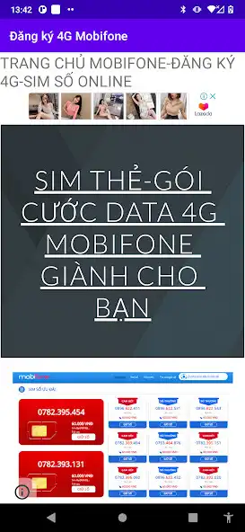 Play Đăng ký 4G Mobifone 365 as an online game Đăng ký 4G Mobifone 365 with UptoPlay