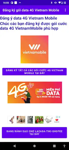 Play Đăng ký 4G Vietnam Mobile  and enjoy Đăng ký 4G Vietnam Mobile with UptoPlay
