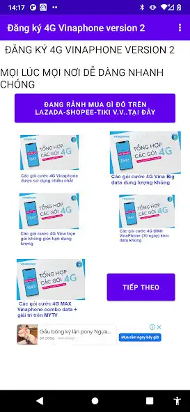 Play Đăng ký gói 4G Vinaphone  and enjoy Đăng ký gói 4G Vinaphone with UptoPlay