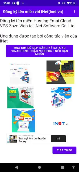 Play Đăng ký tên miền với inet.vn  and enjoy Đăng ký tên miền với inet.vn with UptoPlay