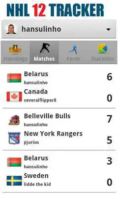 Play NHL 12 Tracker