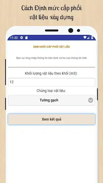 Play Định mức cấp phối vật liệu  and enjoy Định mức cấp phối vật liệu with UptoPlay