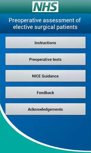 Play NHS Pre-operative Test Checker as an online game NHS Pre-operative Test Checker with UptoPlay