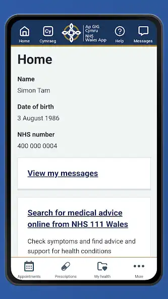 Play NHS Wales App as an online game NHS Wales App with UptoPlay