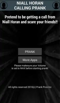Play Niall Horan Calling ScarePrank Play Niall Horan Calling ScarePrank