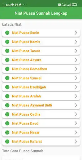 Play Niat Puasa Sunnah Lengkap  and enjoy Niat Puasa Sunnah Lengkap with UptoPlay