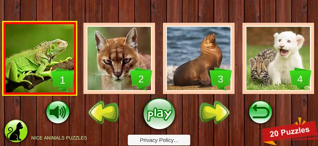 Play Nice Animals Puzzles  and enjoy Nice Animals Puzzles with UptoPlay