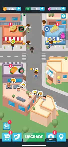 Play Nice City Idle Shop Simulator as an online game Nice City Idle Shop Simulator with UptoPlay