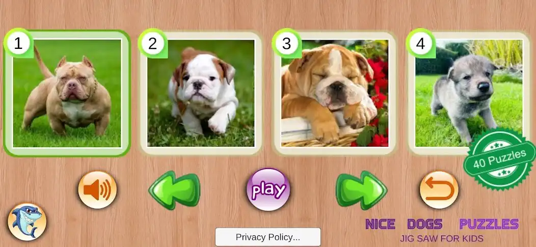 Play Nice Dogs Puzzles  and enjoy Nice Dogs Puzzles with UptoPlay