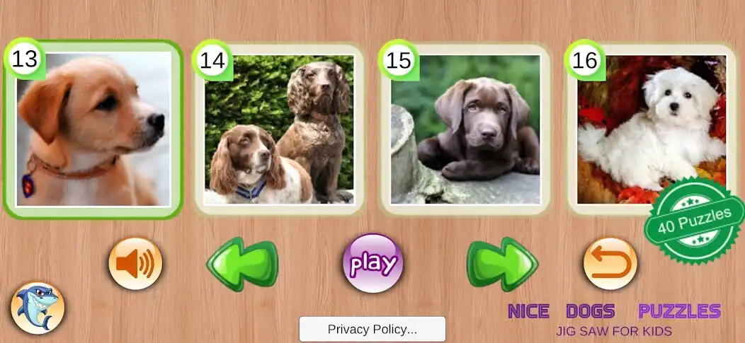 Play Nice Dogs Puzzles as an online game Nice Dogs Puzzles with UptoPlay