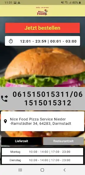 Play Nice Food Pizza Service as an online game Nice Food Pizza Service with UptoPlay