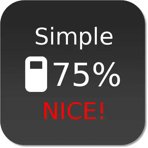 Free play online Nice Simple Battery (Widget)  APK
