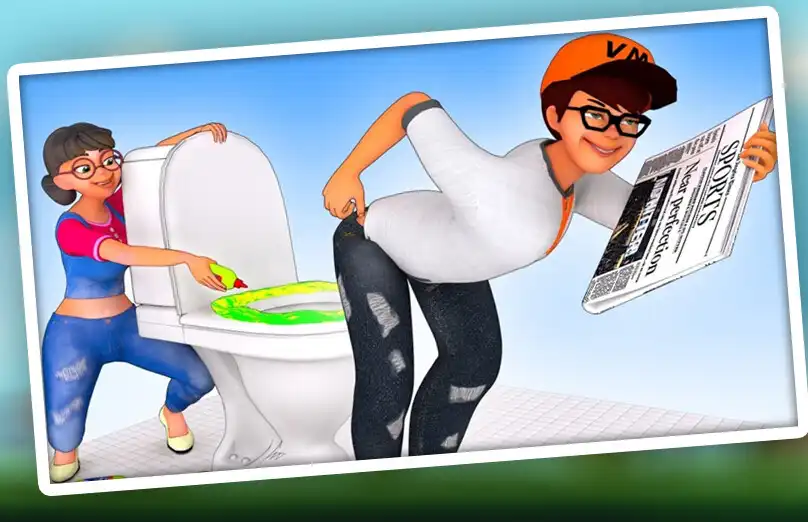 Play Nick and Tani : Scary Poo Game  and enjoy Nick and Tani : Scary Poo Game with UptoPlay
