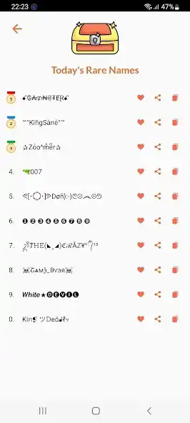 Play Nickname Fire - Cool Symbols as an online game Nickname Fire - Cool Symbols with UptoPlay