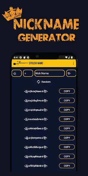 Play Nickname Fire - Name Generator  and enjoy Nickname Fire - Name Generator with UptoPlay