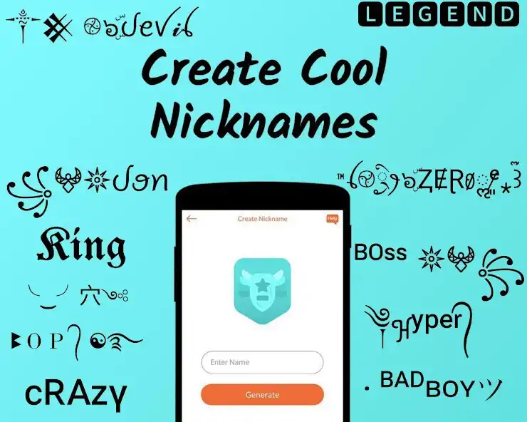 Play Nickname Fire: Nickfinder App  and enjoy Nickname Fire: Nickfinder App with UptoPlay