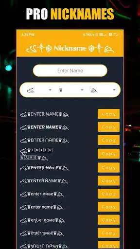 Play Nickname Generator Free Fonts: Name Creator Symbol  and enjoy Nickname Generator Free Fonts: Name Creator Symbol with UptoPlay