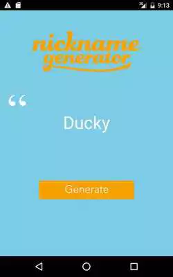 Play Nickname generator