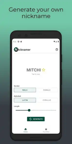 Play Nicknamer - a simple nickname   and enjoy Nicknamer - a simple nickname  with UptoPlay