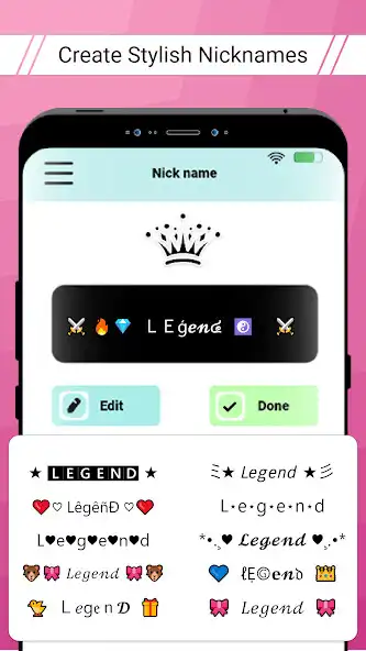 Play Nickname Text Generator  and enjoy Nickname Text Generator with UptoPlay