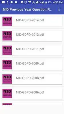 Play NID Previous year Question papers pdf