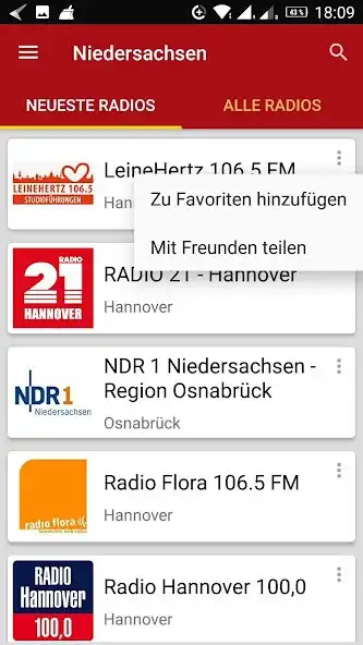 Play Niedersachsen Radiosender - Deutschland as an online game Niedersachsen Radiosender - Deutschland with UptoPlay