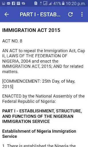 Play Nigeria Immigration Act as an online game Nigeria Immigration Act with UptoPlay