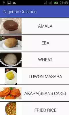 Play Nigerian Cuisines