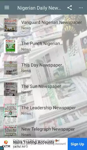 Play Nigerian Daily Newspapers as an online game Nigerian Daily Newspapers with UptoPlay