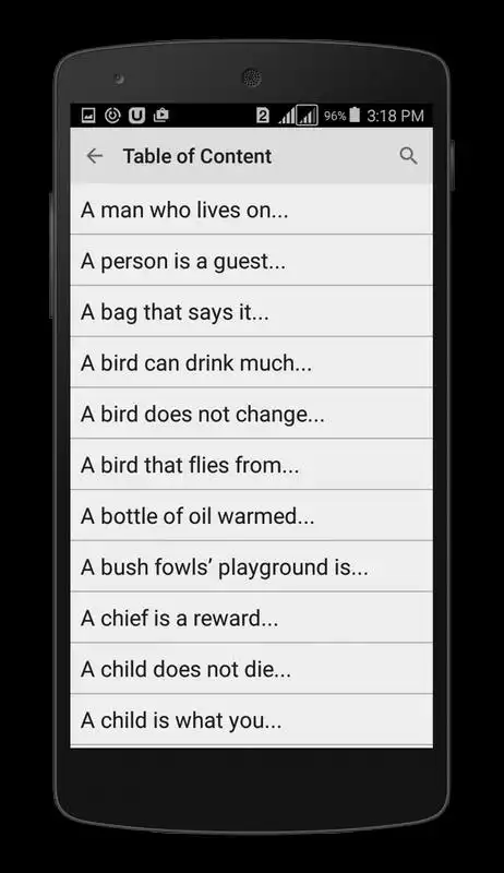 Play Nigerian Proverbs