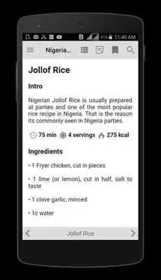 Play Nigerian Recipes as an online game Nigerian Recipes with UptoPlay