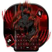 Free play online Night Blood Wolf Theme Keyboard APK