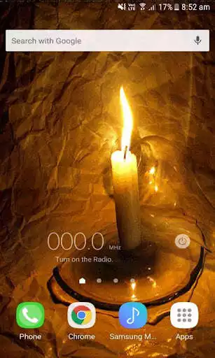 Play Night Candle Live Wallpaper