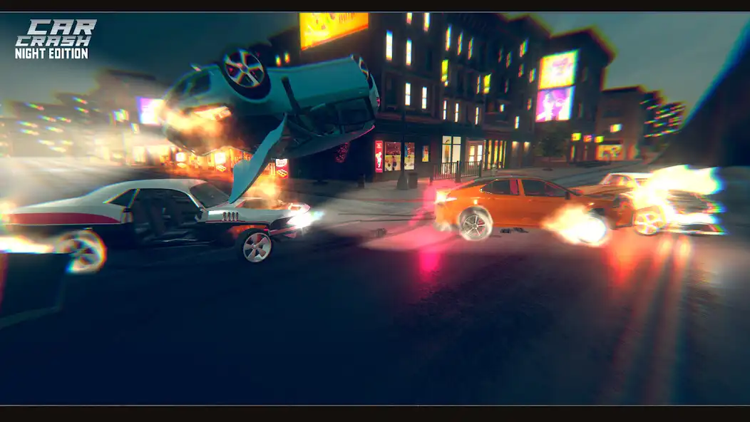 Play Night Car Crash Open City as an online game Night Car Crash Open City with UptoPlay