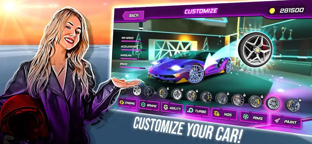 Play Night City Racing as an online game Night City Racing with UptoPlay