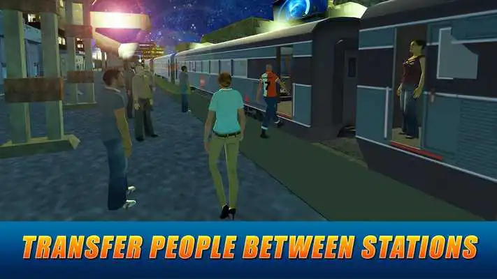 Play Night City Train Simulator 3D