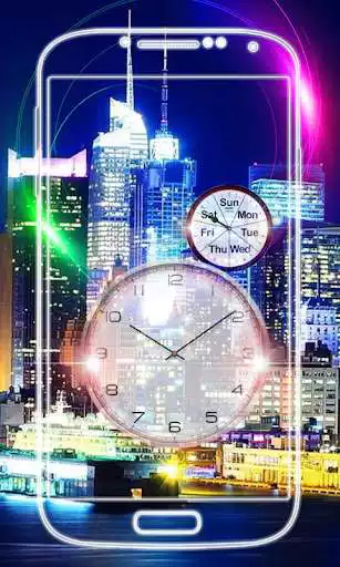 Play Night Clock Live Wallpaper