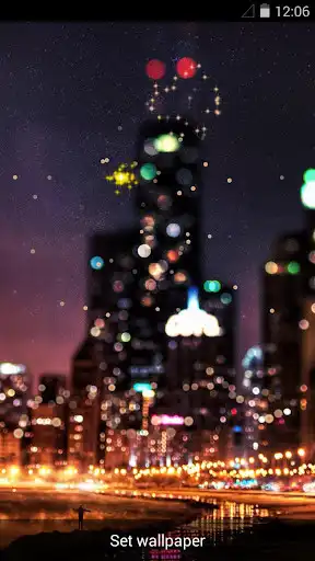 Play Night Fireworks Live Wallpaper  and enjoy Night Fireworks Live Wallpaper with UptoPlay