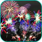 Free play online Night Fireworks Video Wallpape APK