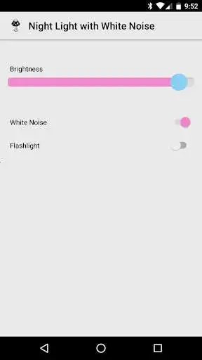 Play Night Light with White Noise