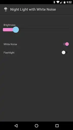 Play Night Light with White Noise