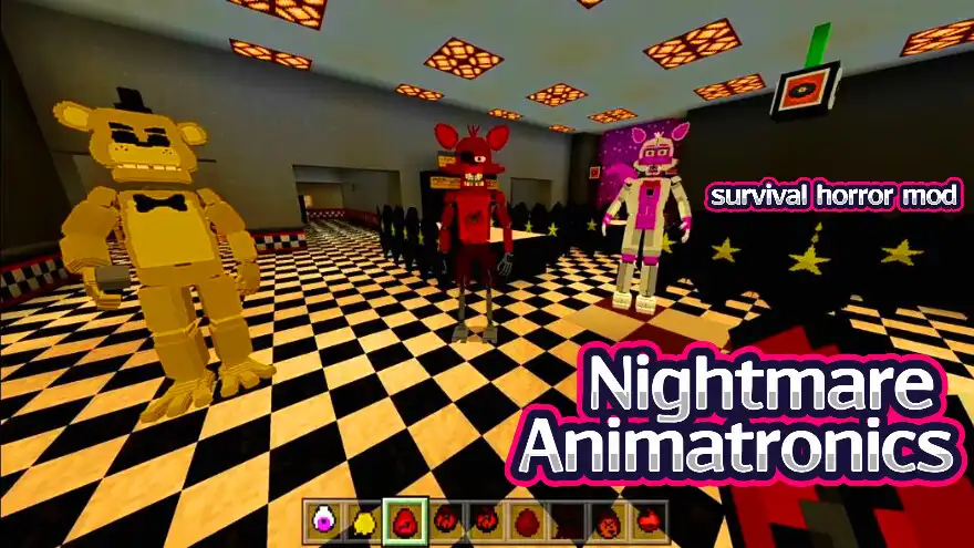 Play Nightmare Animatronics fnaf as an online game Nightmare Animatronics fnaf with UptoPlay