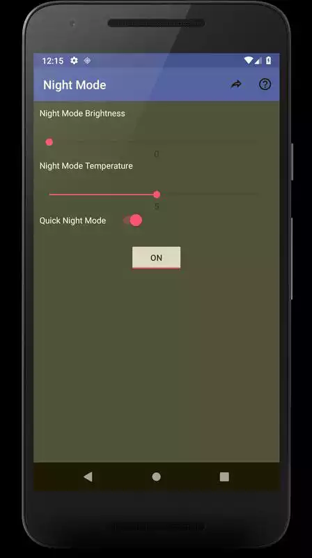 Play Night Mode(Automatic)